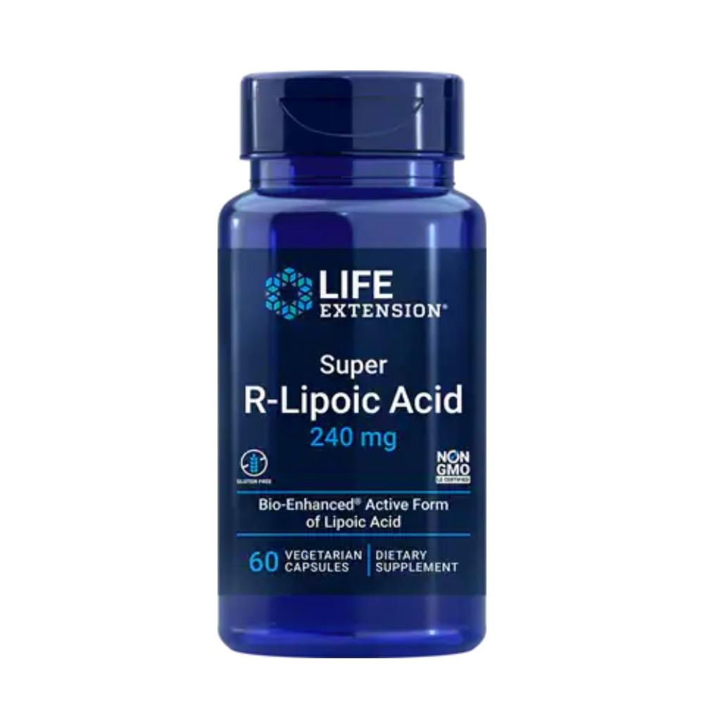 Life Extension Super R-Lipoic Acid 60 Vege Capsules Antioxidants / CoQ-10 Life Extension 