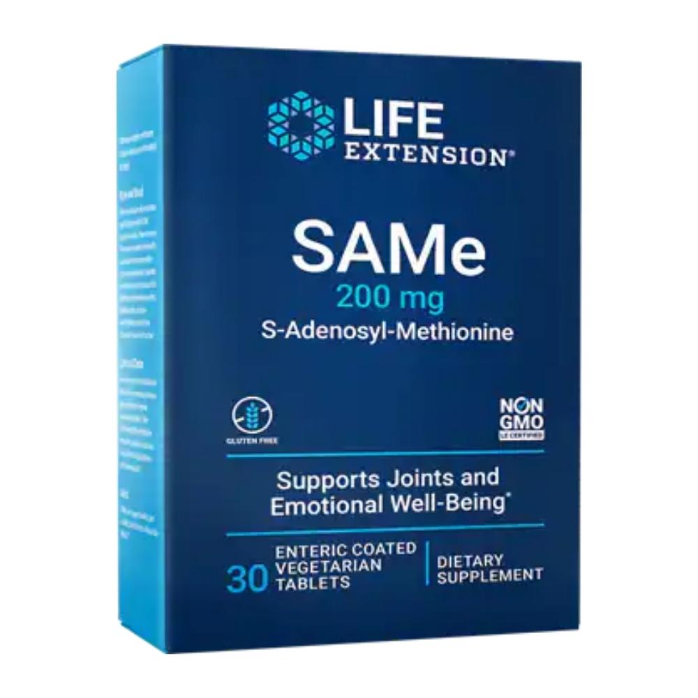 Life Extension SAMe (S-adenosylmethionine) 200 mg 30 Tablets Other Supplements Life Extension 
