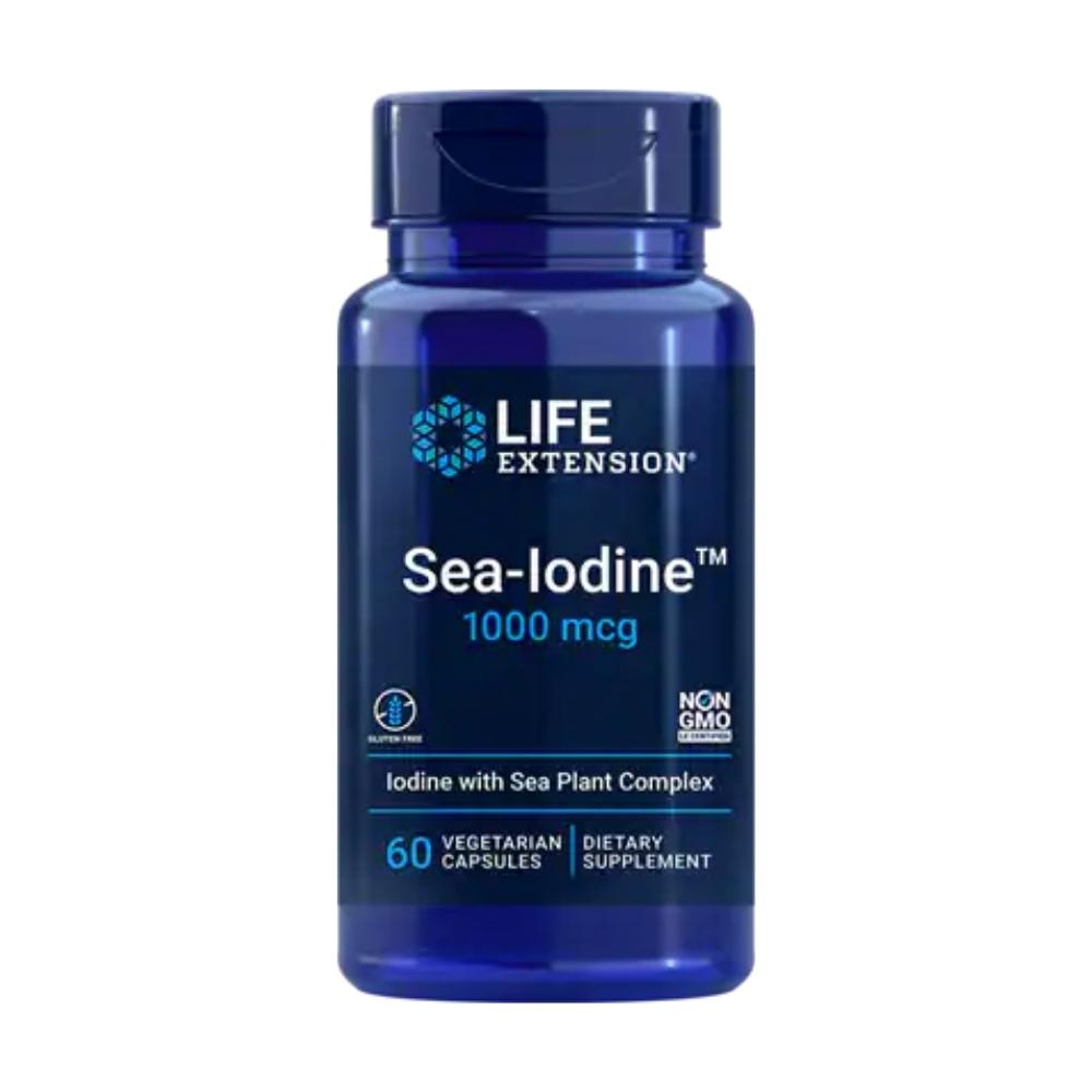 Life Extension Sea-Iodine 1000mcg 60 Vege Capsules Minerals Life Extension 