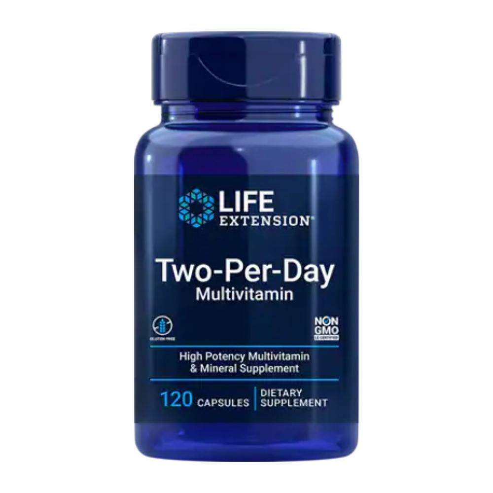 Life Extension Two-Per-Day Capsules 120 Capsules Multi Vitamins Life Extension 