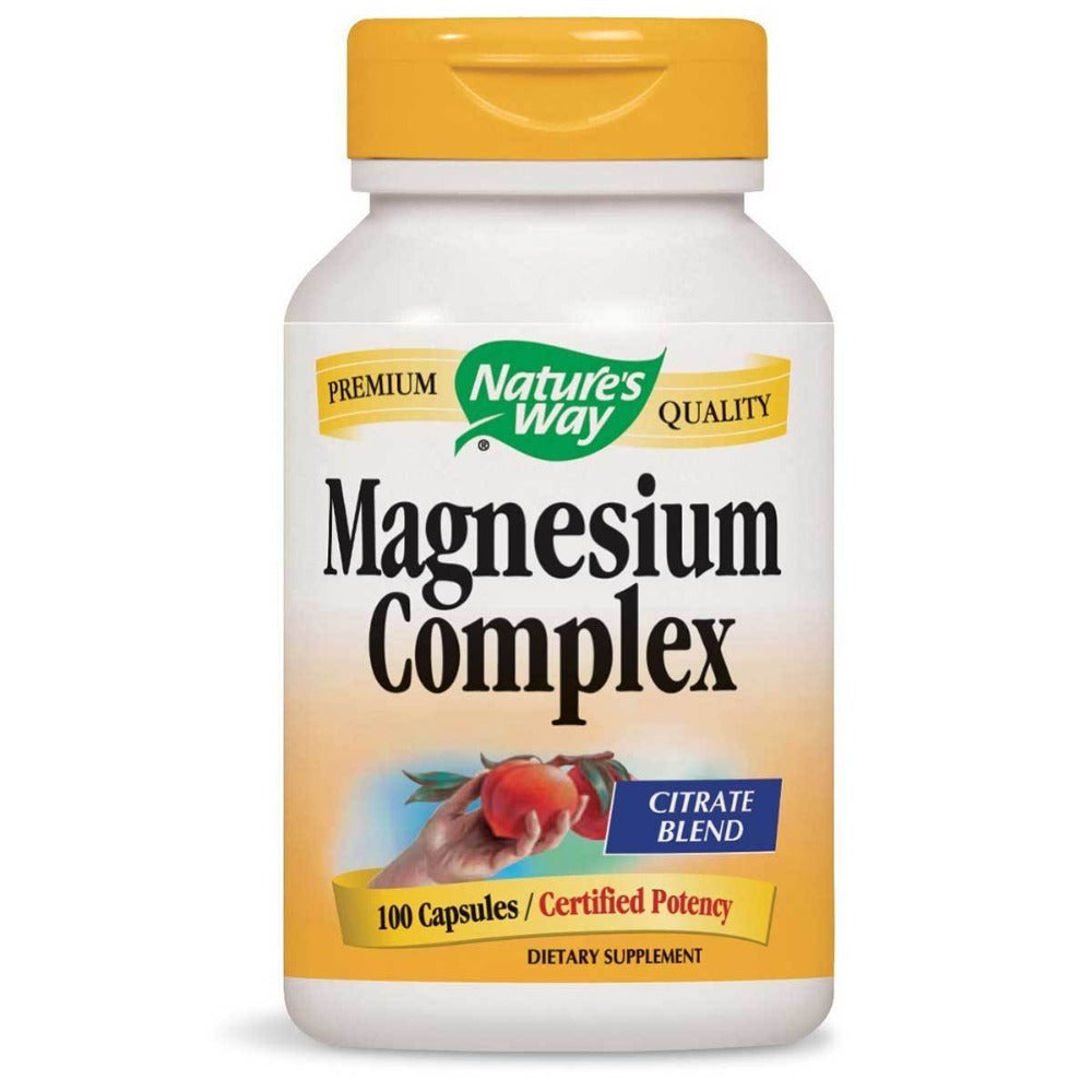 Nature's Way Magnesium Complex 250mg 100 Caps Minerals Nature's Way  (1058837364779)