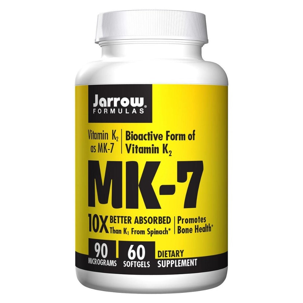 Jarrow Formulas MK-7 90mcg 60 Softgels Vitamins Jarrow Formulas  (1058783232043)