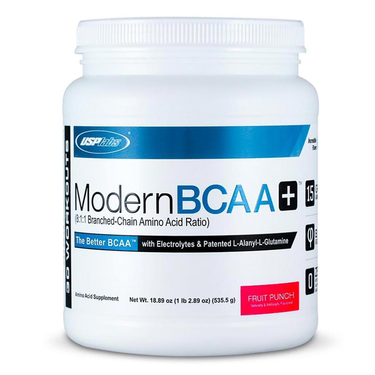 USPLABS Modern BCAA+ 30 Servings Amino Acids USPLABS Fruit Punch  (1058837102635)