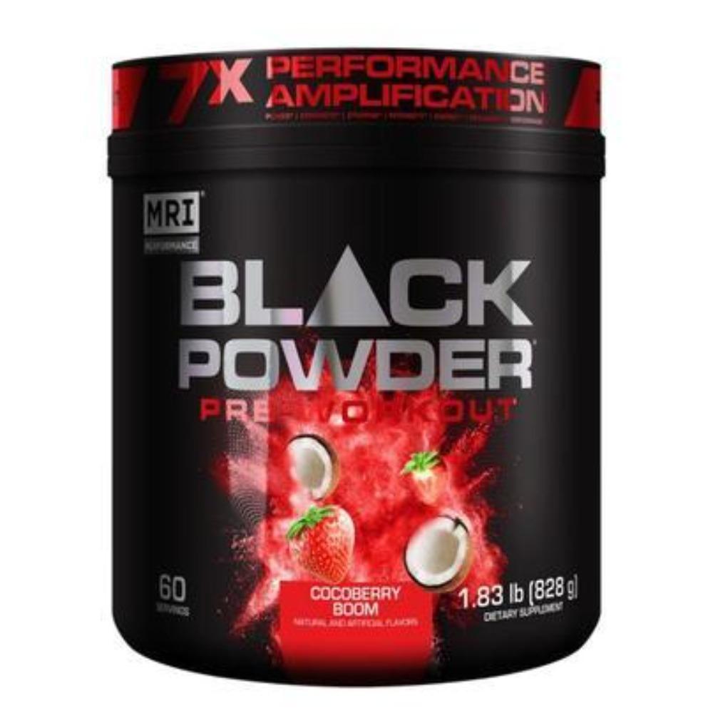 MRI Black Powder 60 Servings Pre-Workouts MRI Cocoberry Boom 