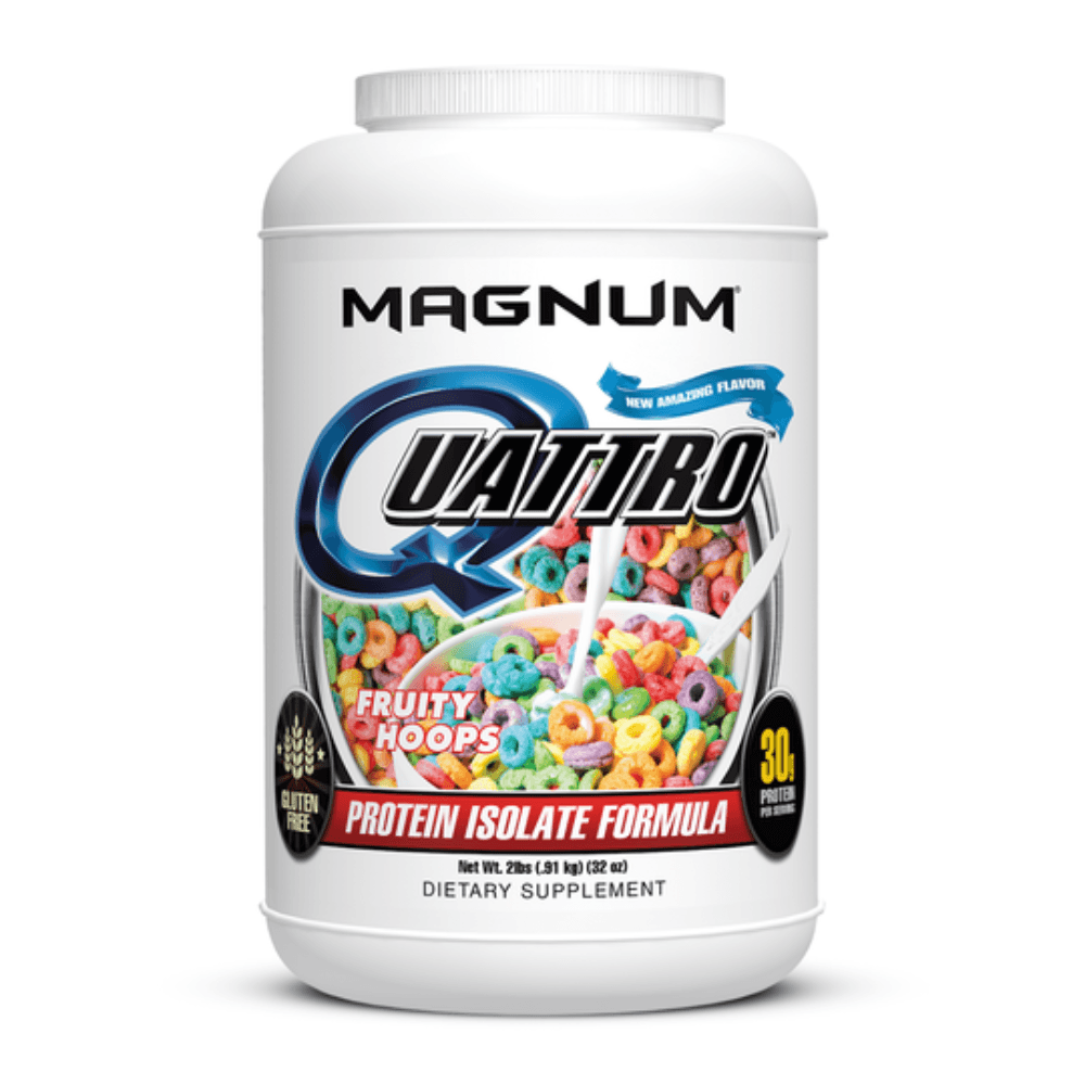 Magnum Quattro 4lb Protein Powders Magnum Fruity Hoops 