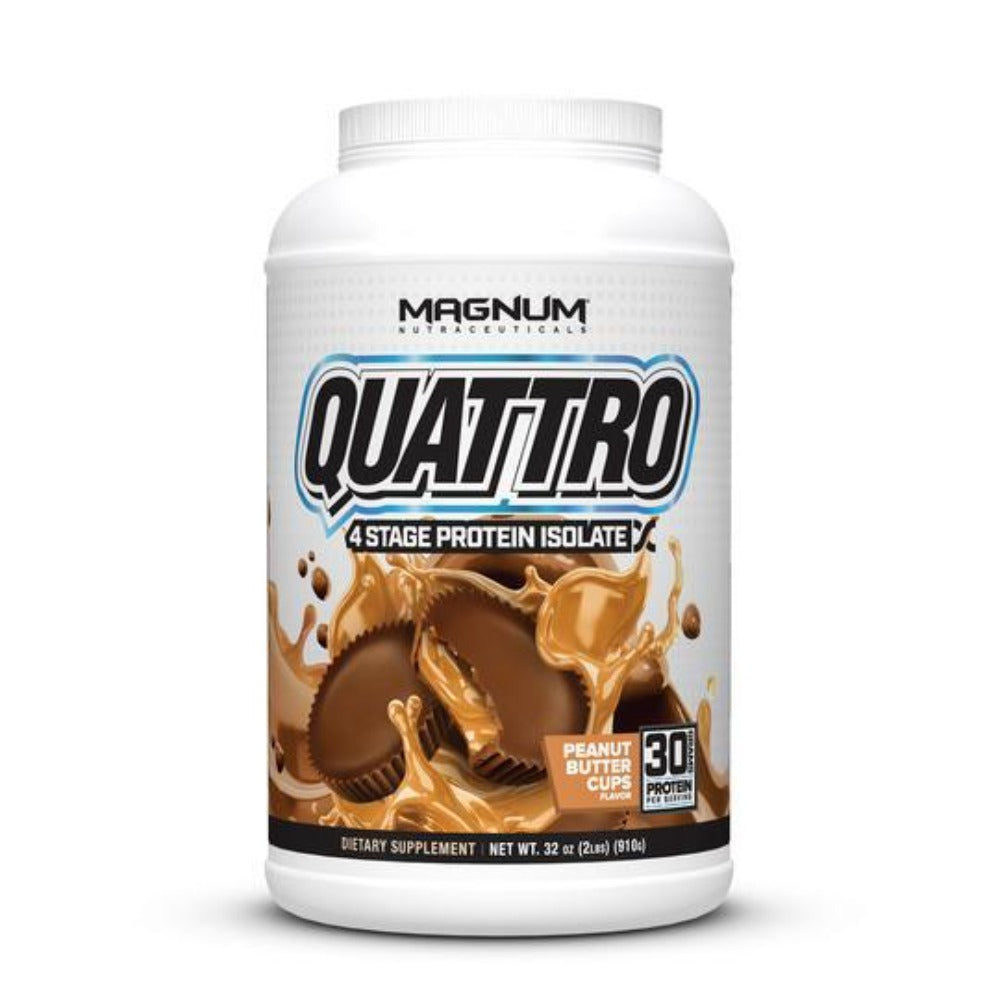 Magnum Quattro 4lb Protein Powders Magnum Peanut Butter Cups 