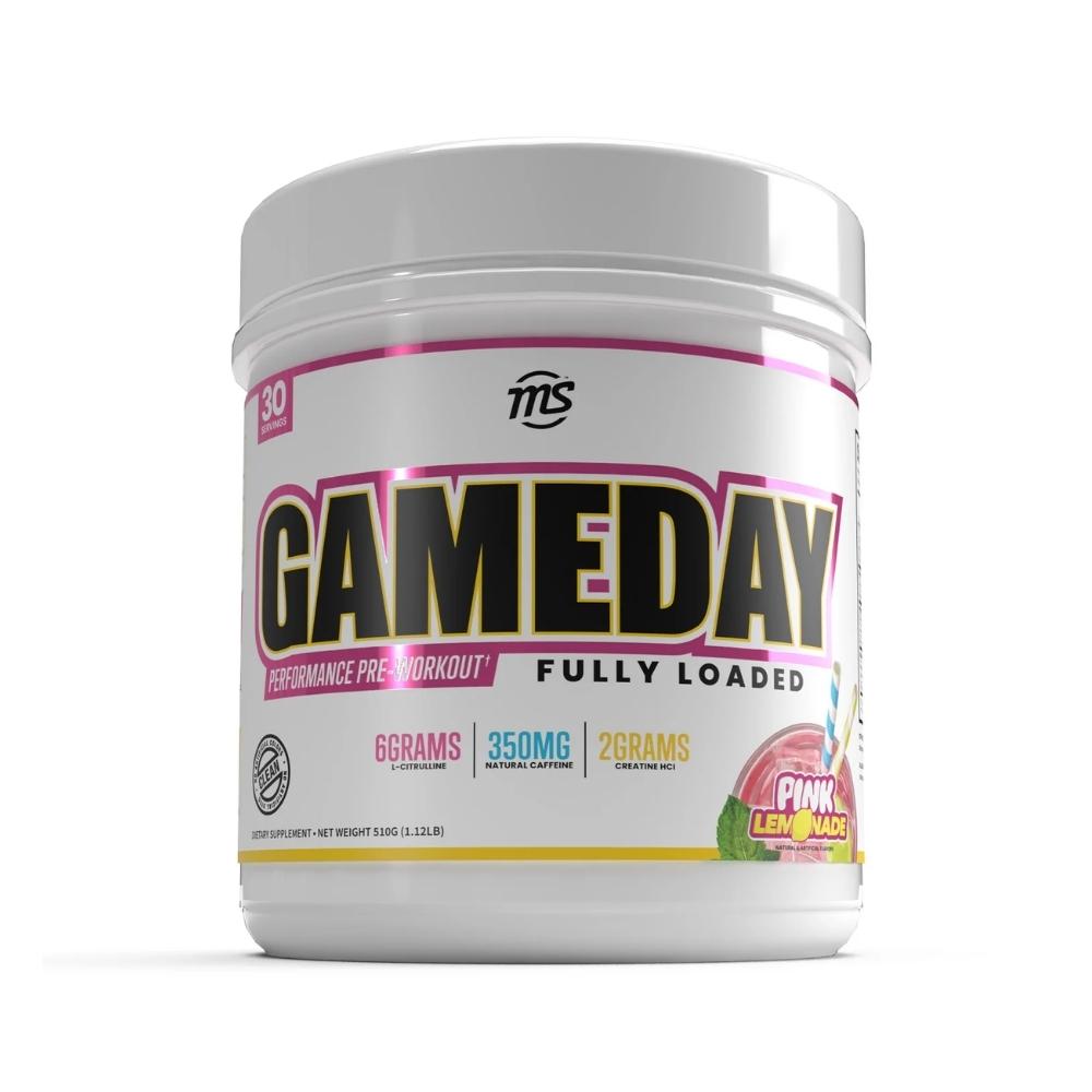 MAN Gameday Fully Loaded 30 Servings Pre-Workouts MAN Pink Lemonade 