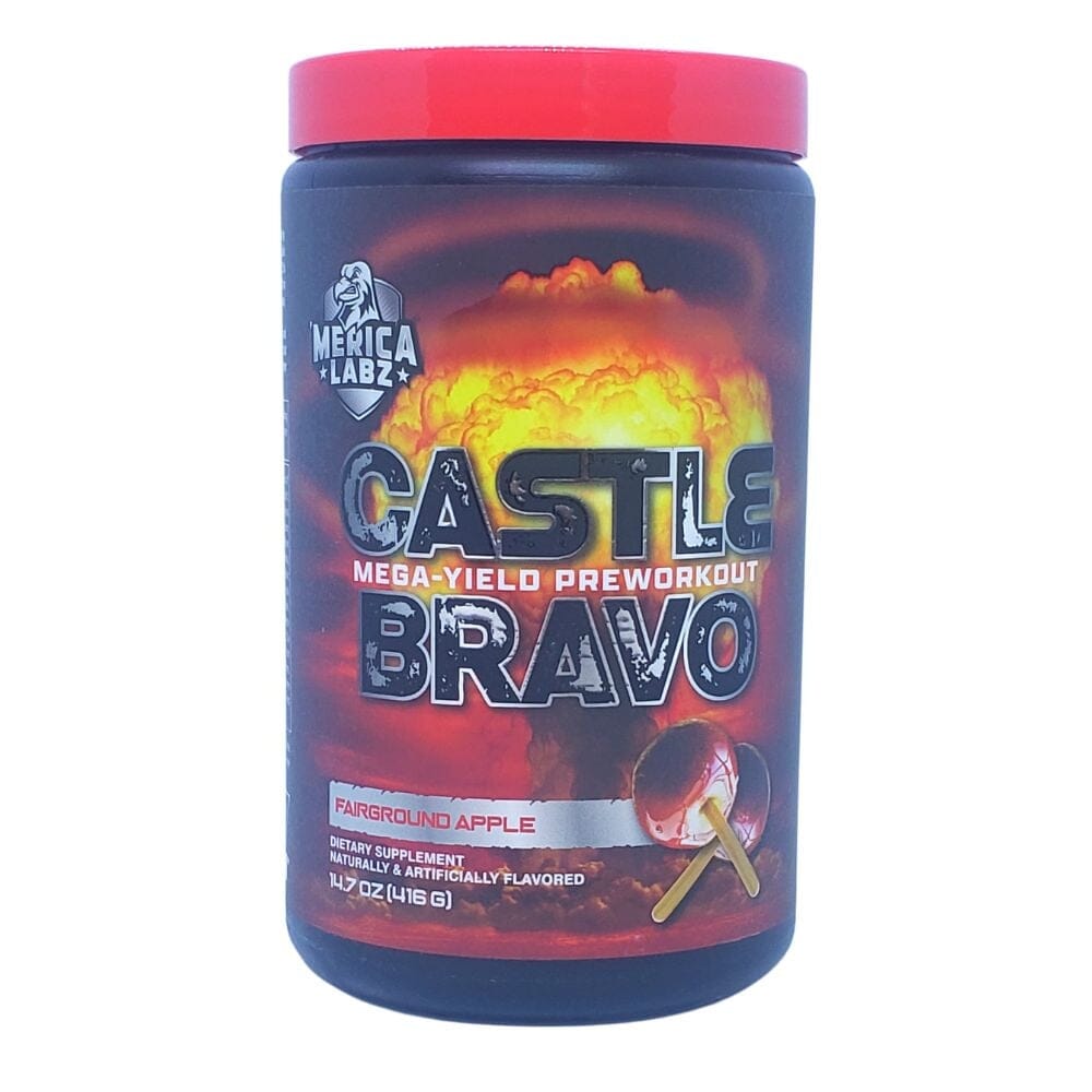'Merica Labz Castle Bravo 20 Servings Pre-Workouts 'Merica Labz Fairground Apple 