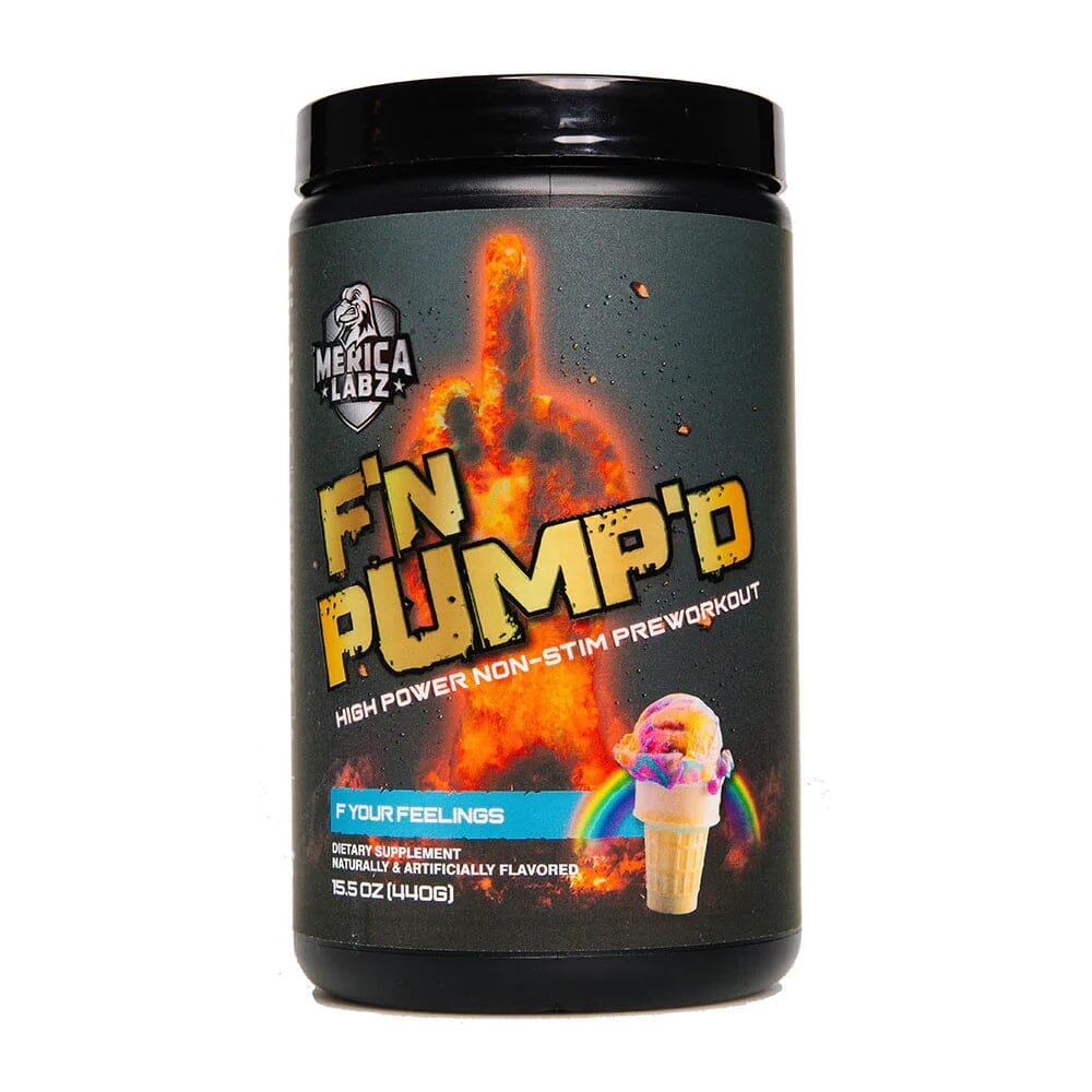 'Merica Labz F'n Pump'd 20 Servings Sports Performance Recovery 'Merica Labz F Your Feelings 