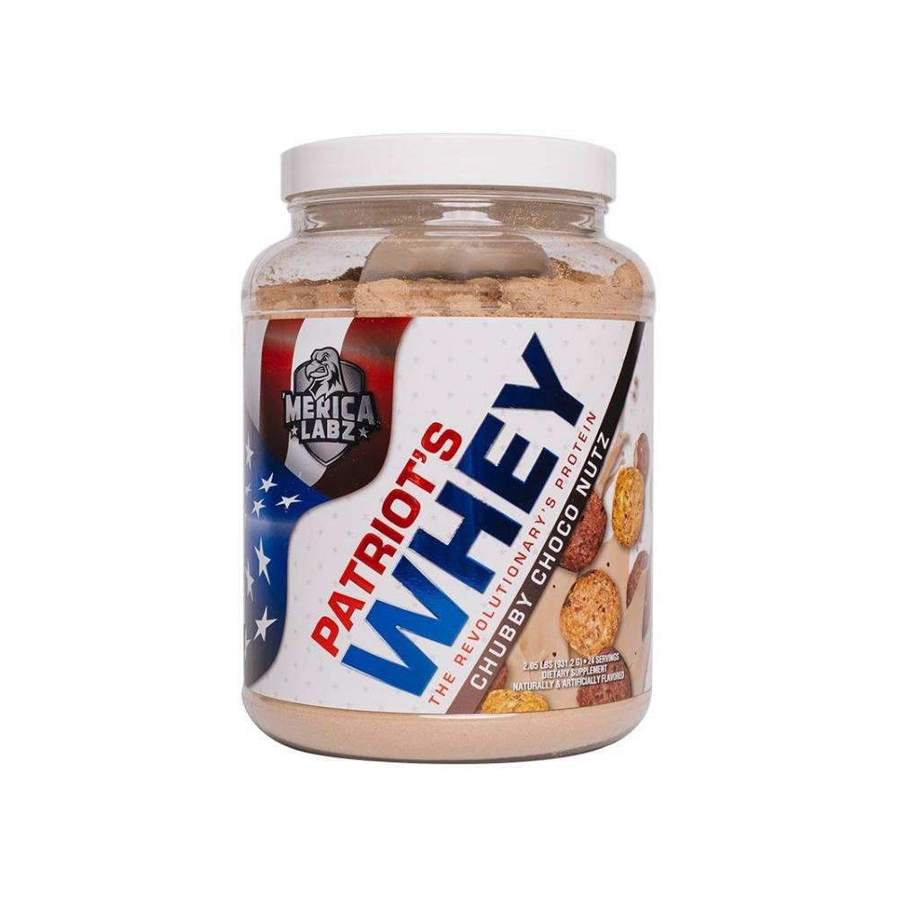 Merica Labz Patriot's Whey 2lb Protein Powders 'Merica Labz CHUBBY CHOCO NUTZ 