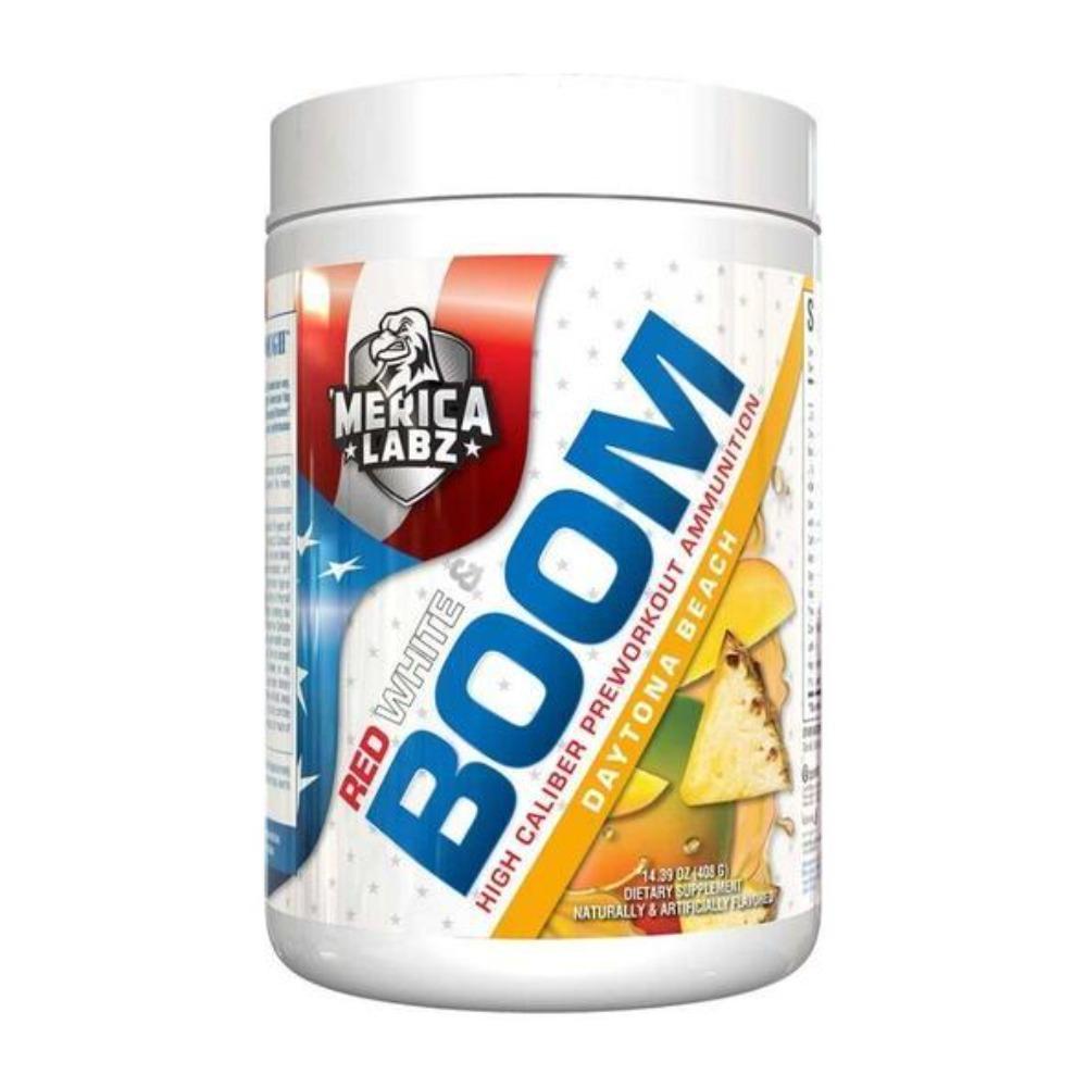 Merica Labz Red, White, & Boom High Caliber Pre-Workout Sports Performance Recovery 'Merica Labz Daytona Beach 
