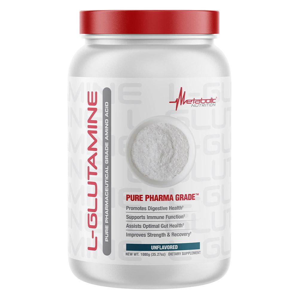 Metabolic Nutrition L-GLUTAMINE 1000G Amino Acids Metabolic Nutrition 