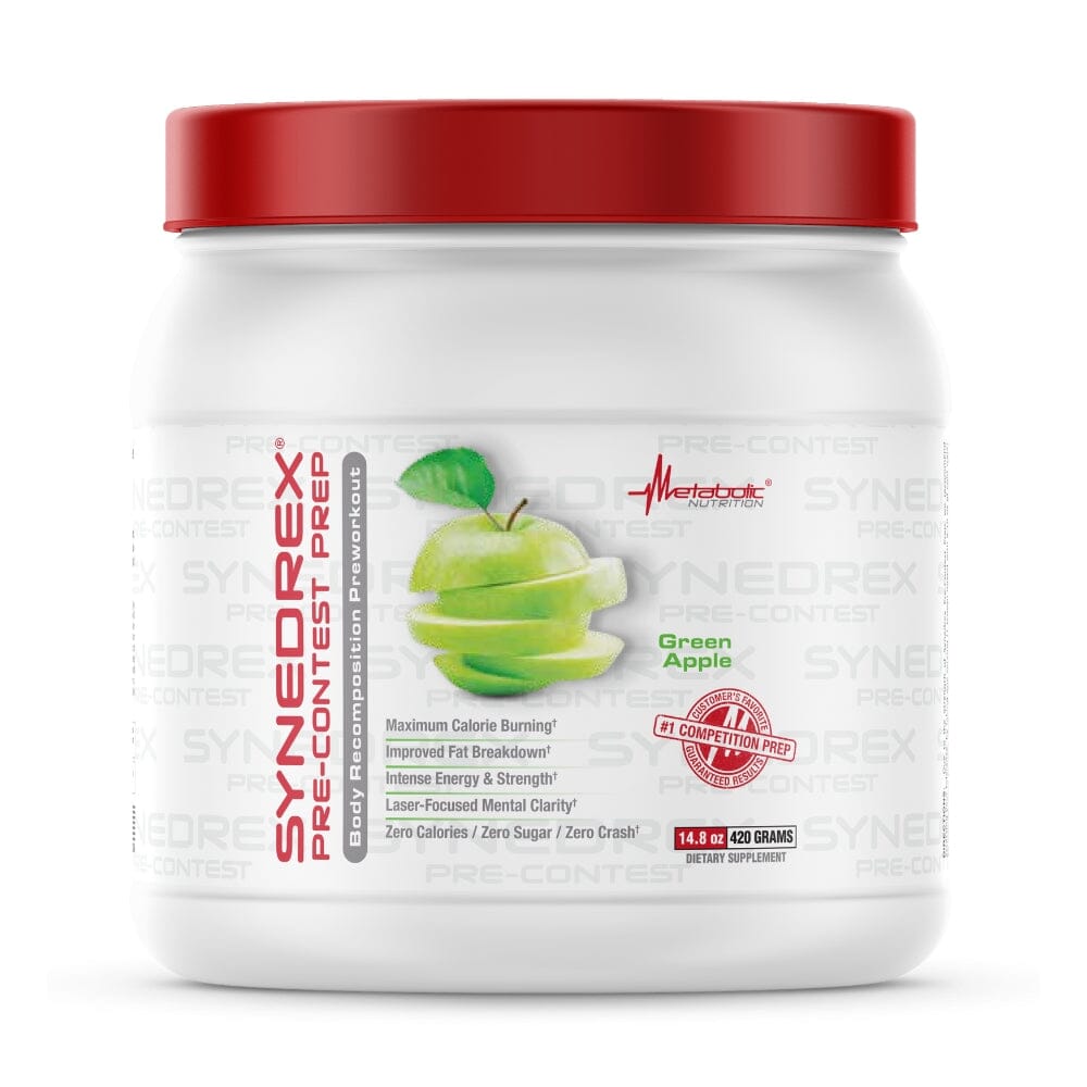 Metabolic Nutrition Synedrex Pre-Workout 420 Grams Fat Burner Metabolic Nutrition Green Apple 