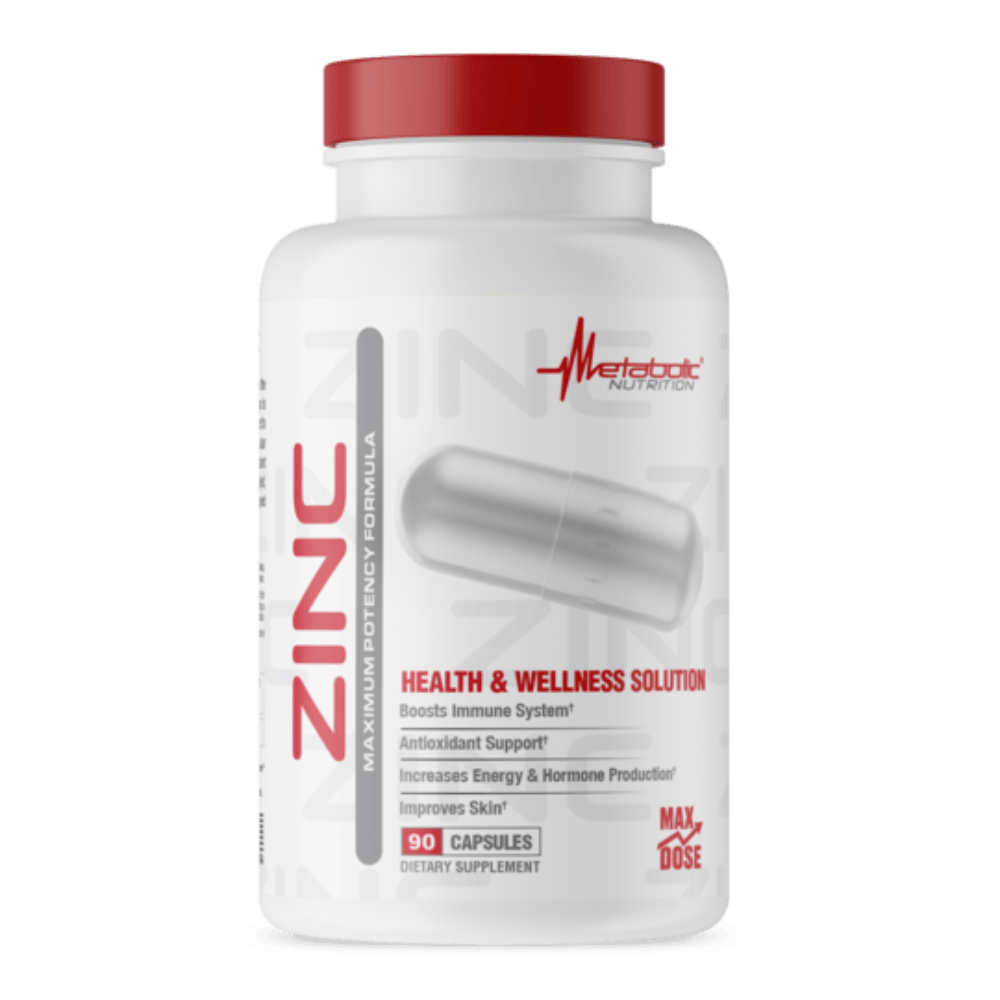 Metabolic Nutrition Zinc 90 Capsules Vitamins & Minerals Metabolic Nutrition 