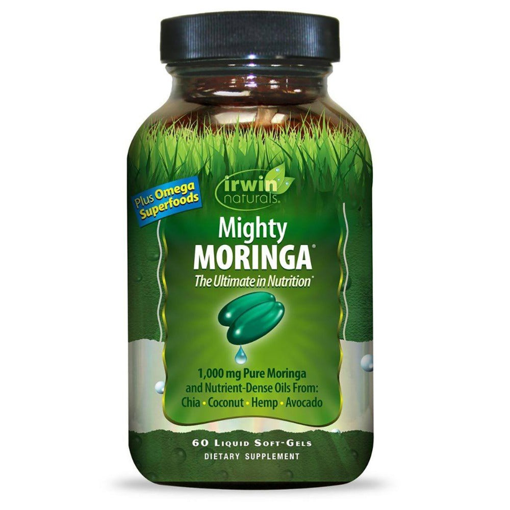 Irwin Naturals Mighty Moringa 60 Liquid Soft Gels Antioxidants / CoQ-10 Irwin Naturals  (1059040264235)