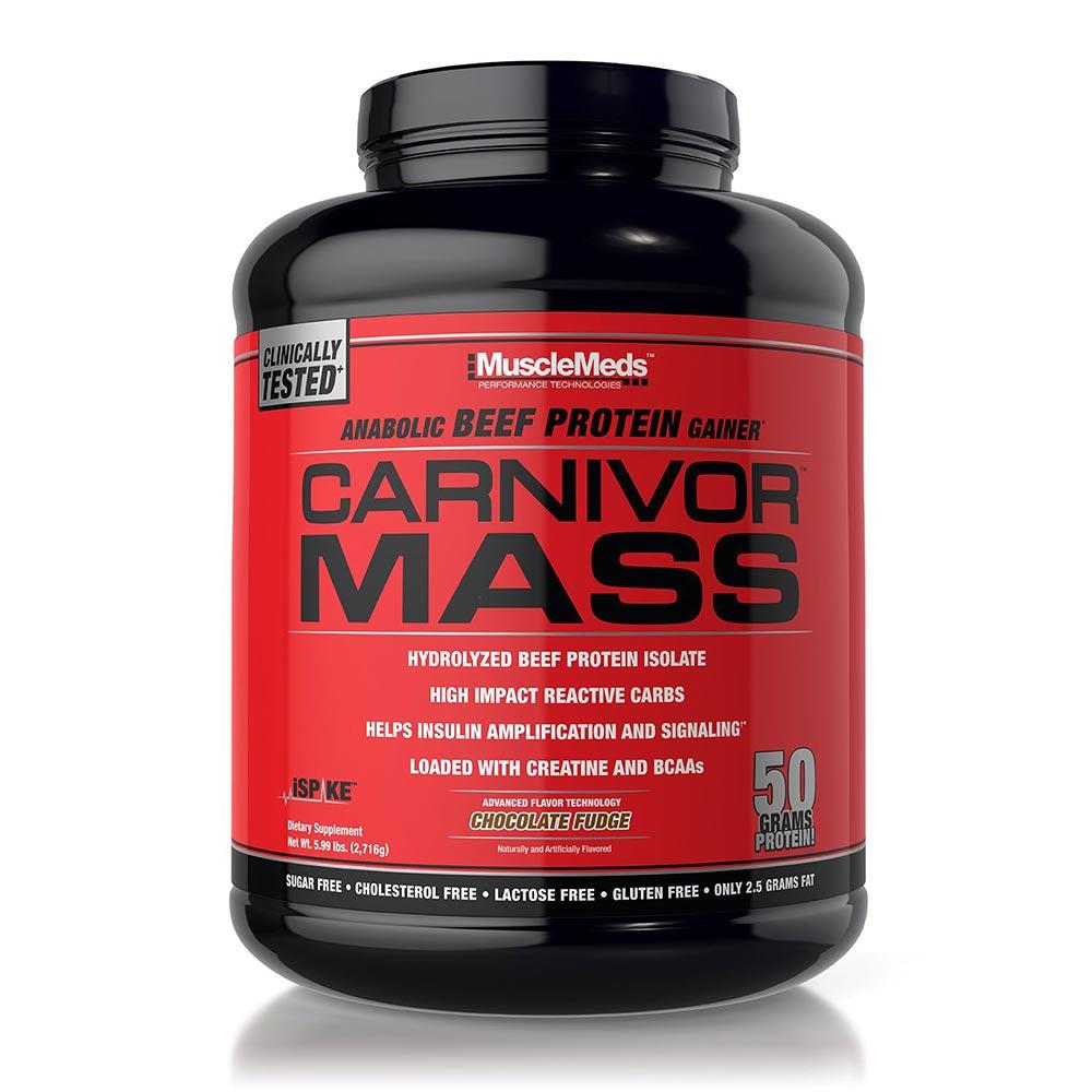 MuscleMeds Carnivor Mass 5.6 Lbs Protein MuscleMeds Chocolate Fudge  (1059062677547)