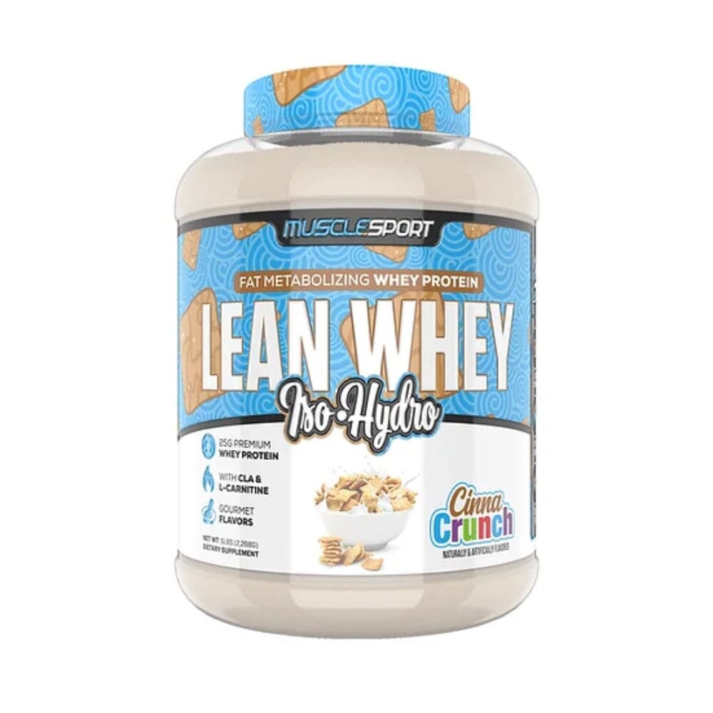 Muscle Sport Lean Whey Revolution 5lb Protein Powders Muscle Sport Cinna Crunch 
