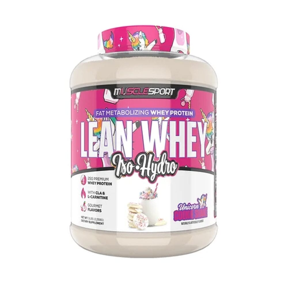 Muscle Sport Lean Whey Revolution 5lb Protein Powders Muscle Sport Unicorn Cookie 