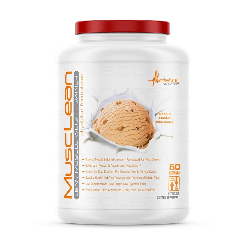 Metabolic Nutrition MuscLean 5 Lbs Protein Metabolic Nutrition Peanut Butter Milkshake 
