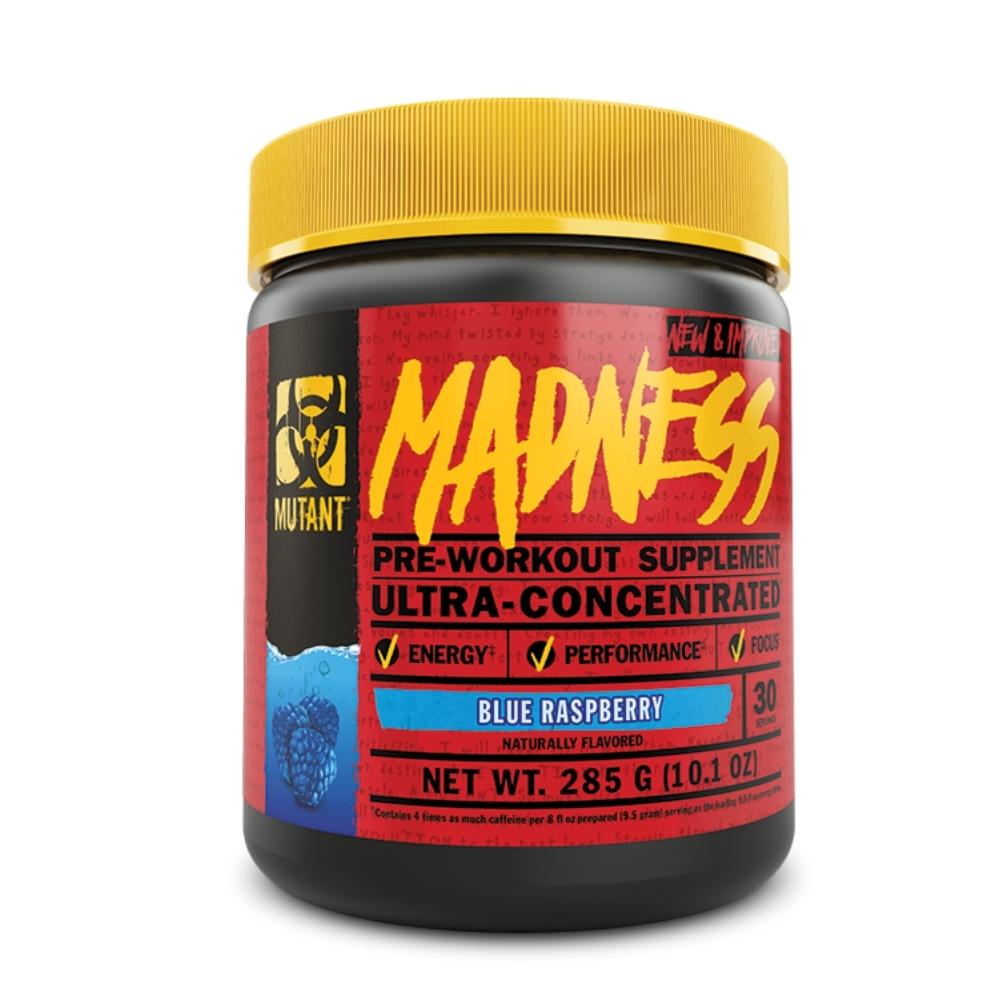 Mutant Madness 30 Servings Pre-Workouts Mutant Blue Raspberry 