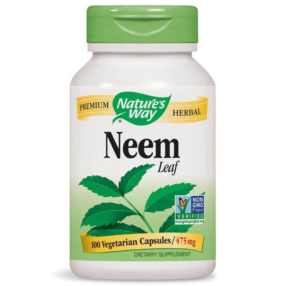 Nature's Way Neem Leaves 100 Caps Personal Care Nature's Way  (1058814820395)
