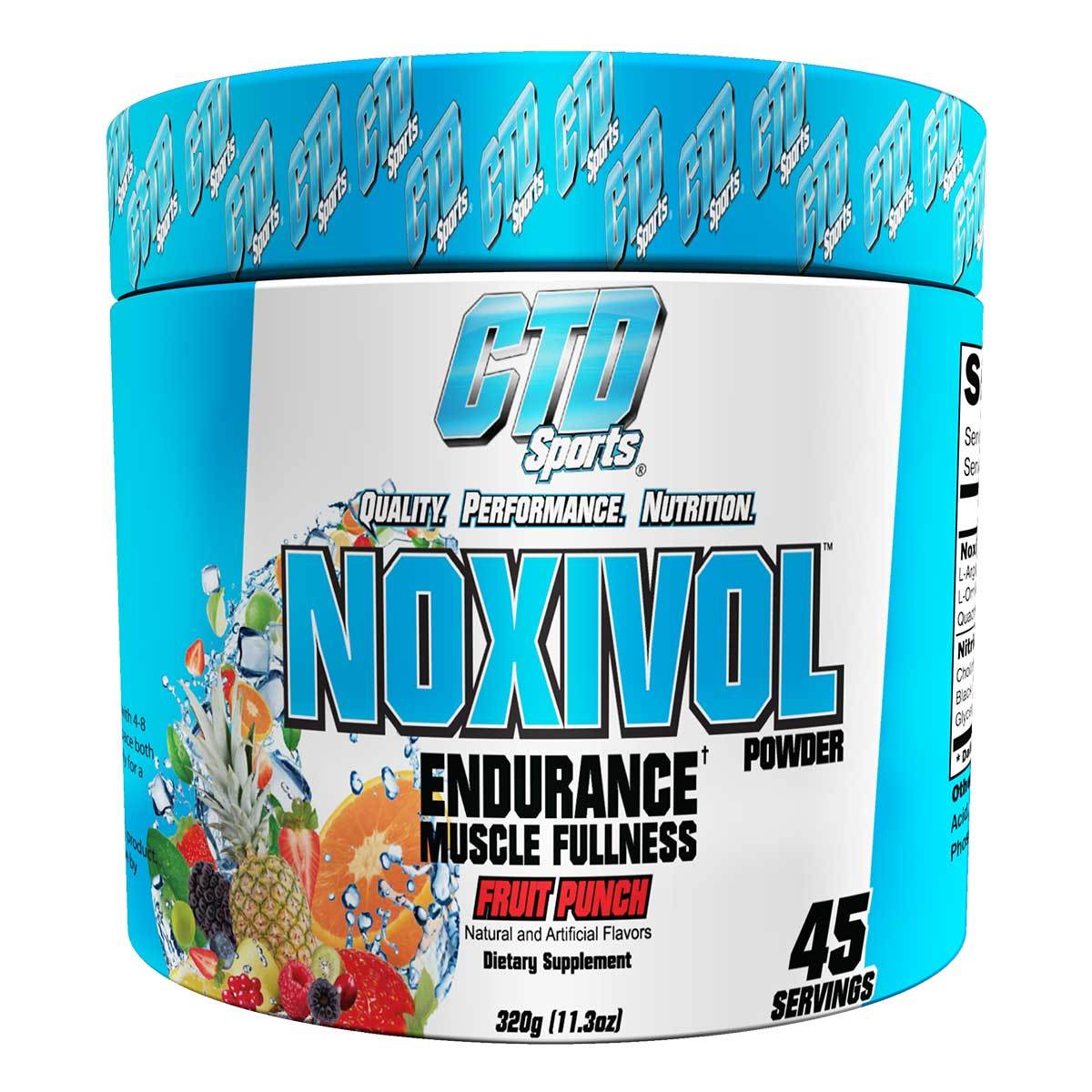 CTD Labs Noxivol Powder 45 Servings Pre-workout CTD Labs Fruit Punch  (1059050029099)