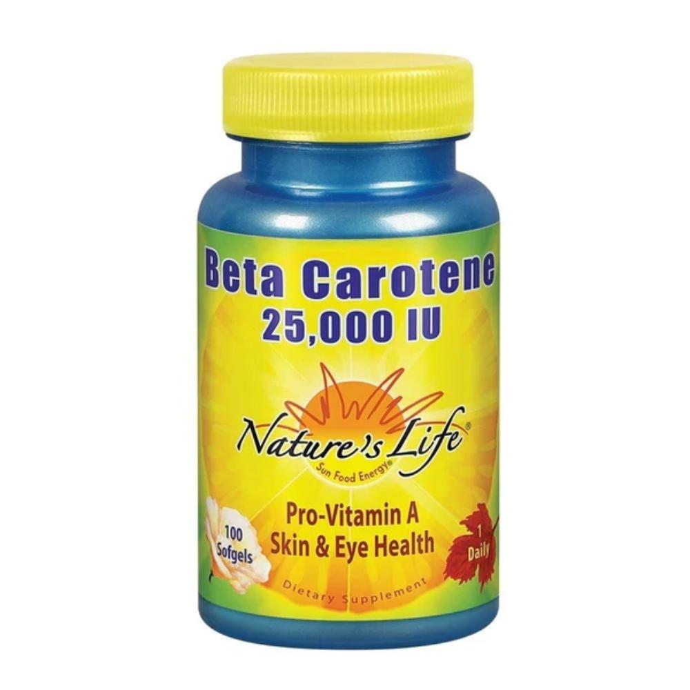 Nature's Life Beta Carotene 100 Soft Gels Vitamins & Minerals Nature's Life 
