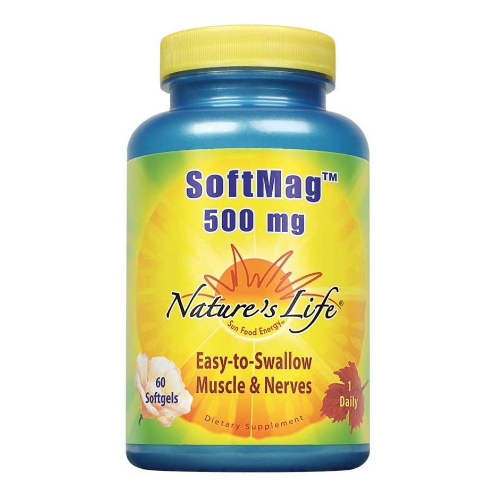 Nature's Life Softmag 500mg 60 Soft Gels Vitamins & Minerals Nature's Life 