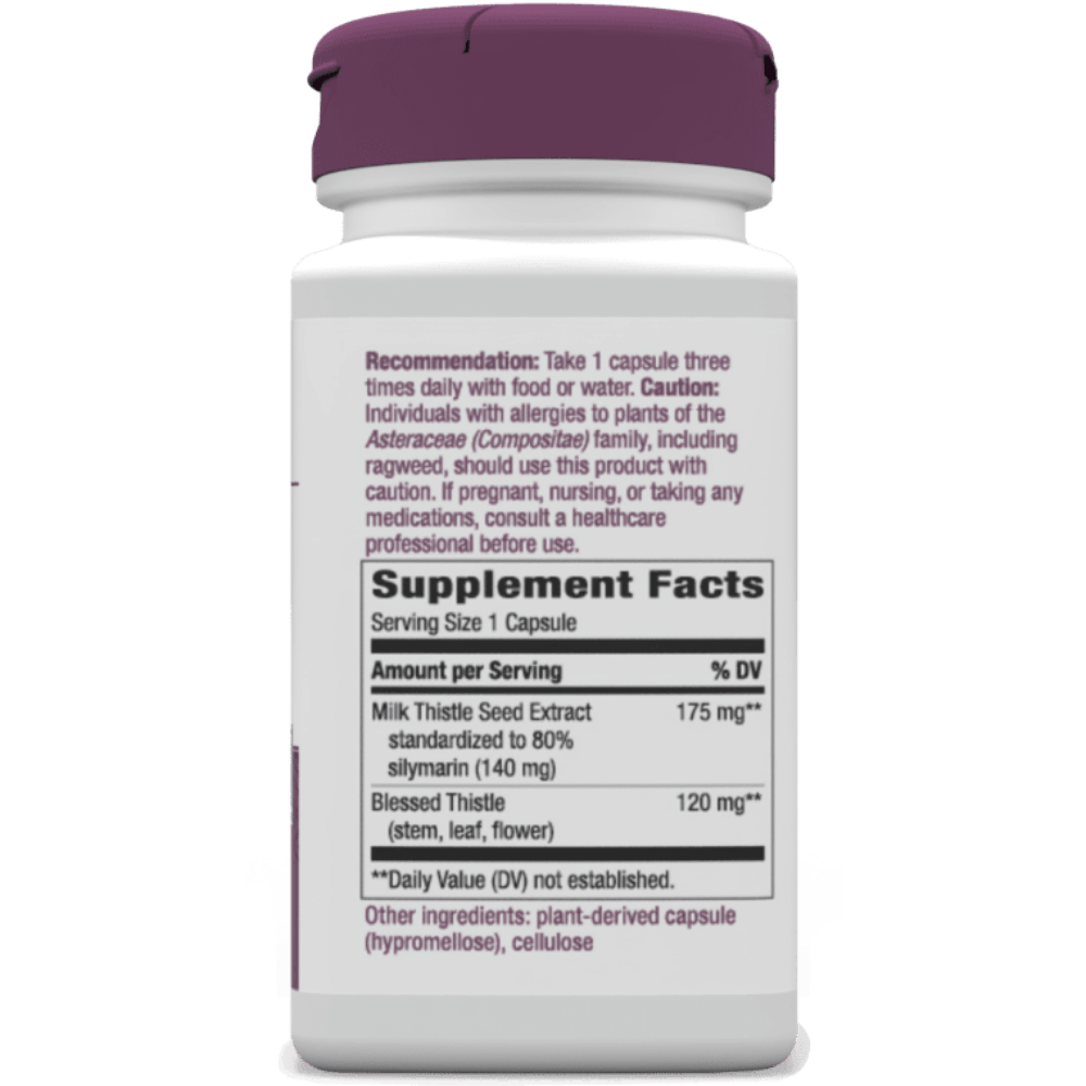 Nature's Way Milk Thistle 60 Vegan Capsules Herbs Nature's Way 