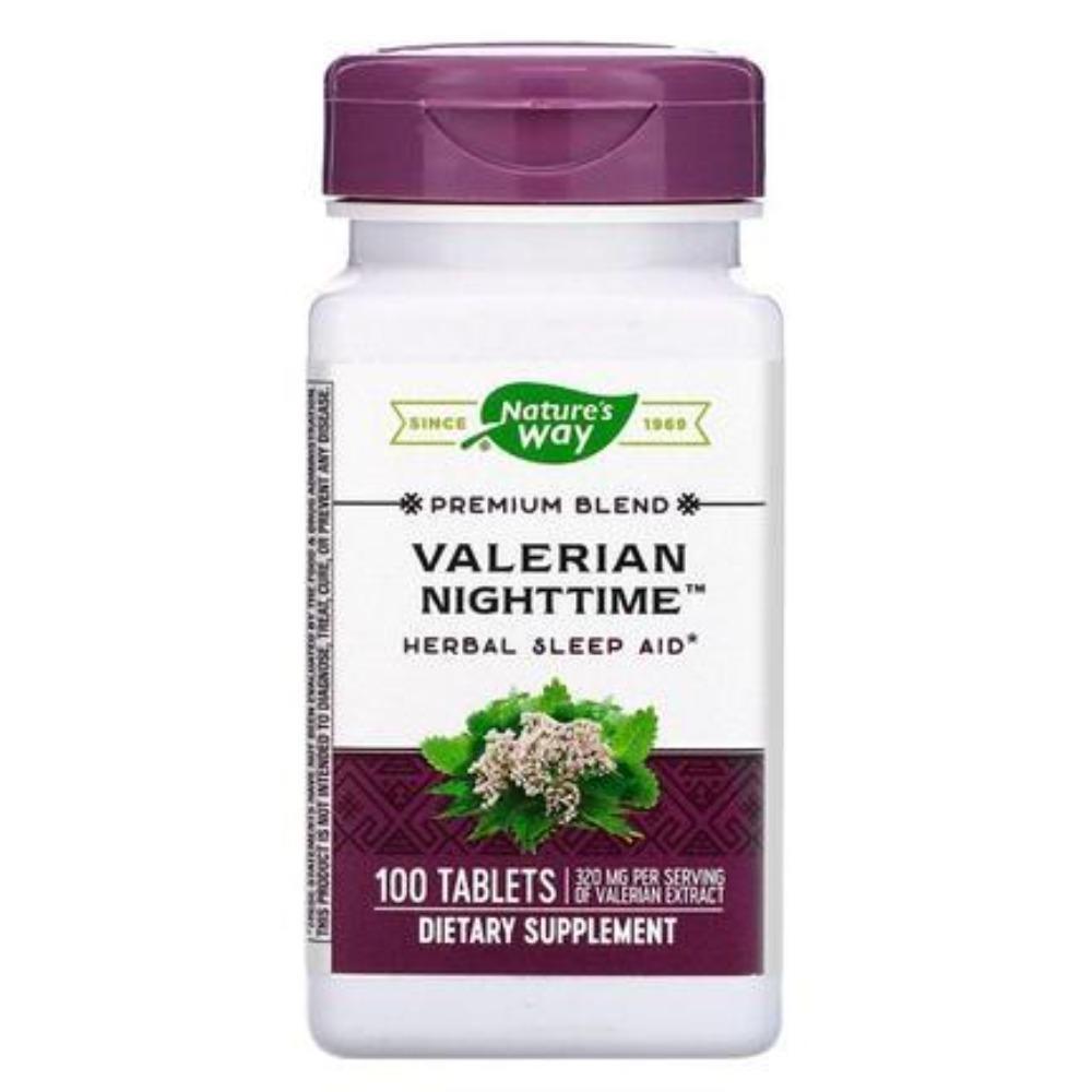 Nature's Way Valerian Nighttime 100 Tablets Herbs Nature's Way 
