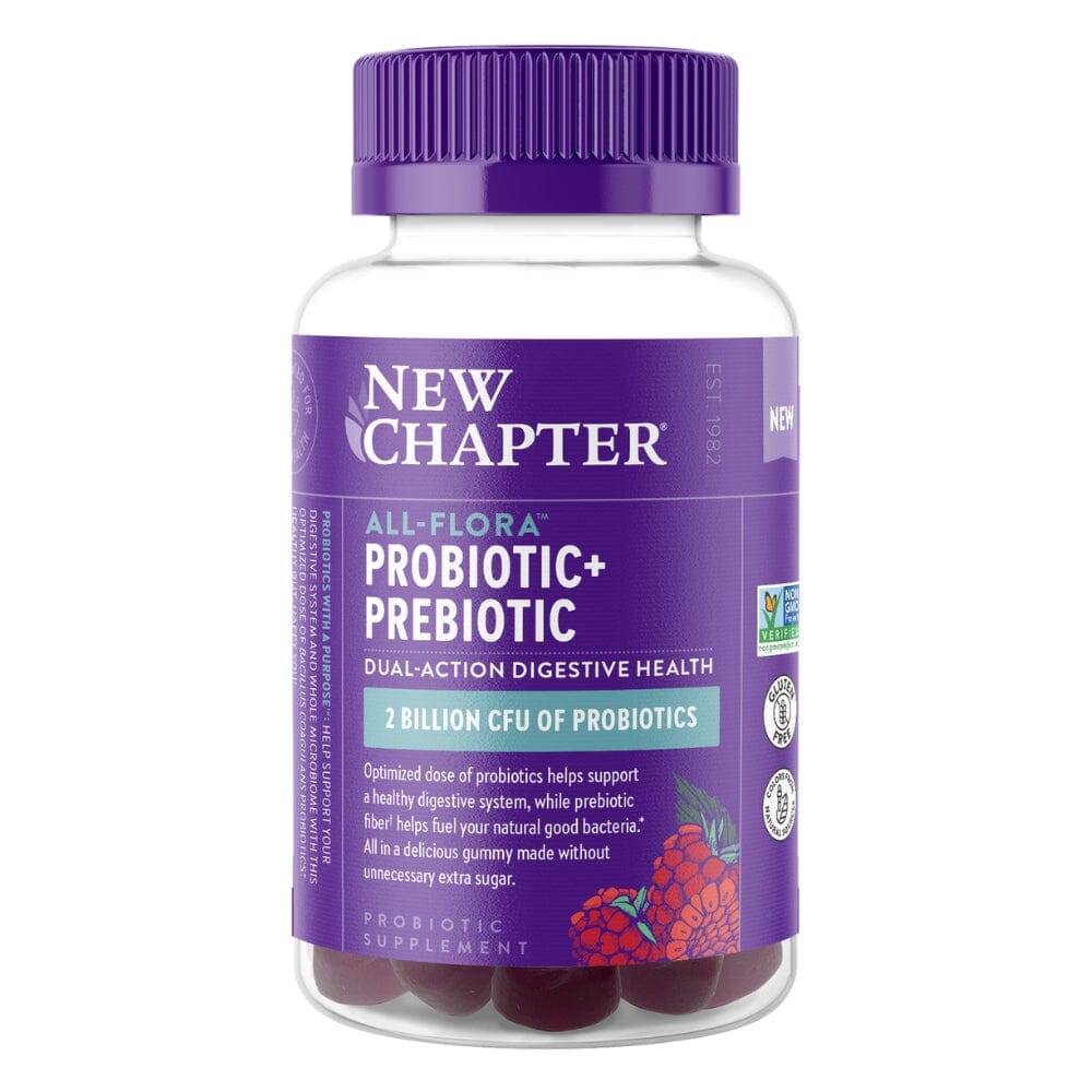 New Chapter All-Flora Probiotic + Prebiotic 60 Gummies Vitamins & Minerals New Chapter 