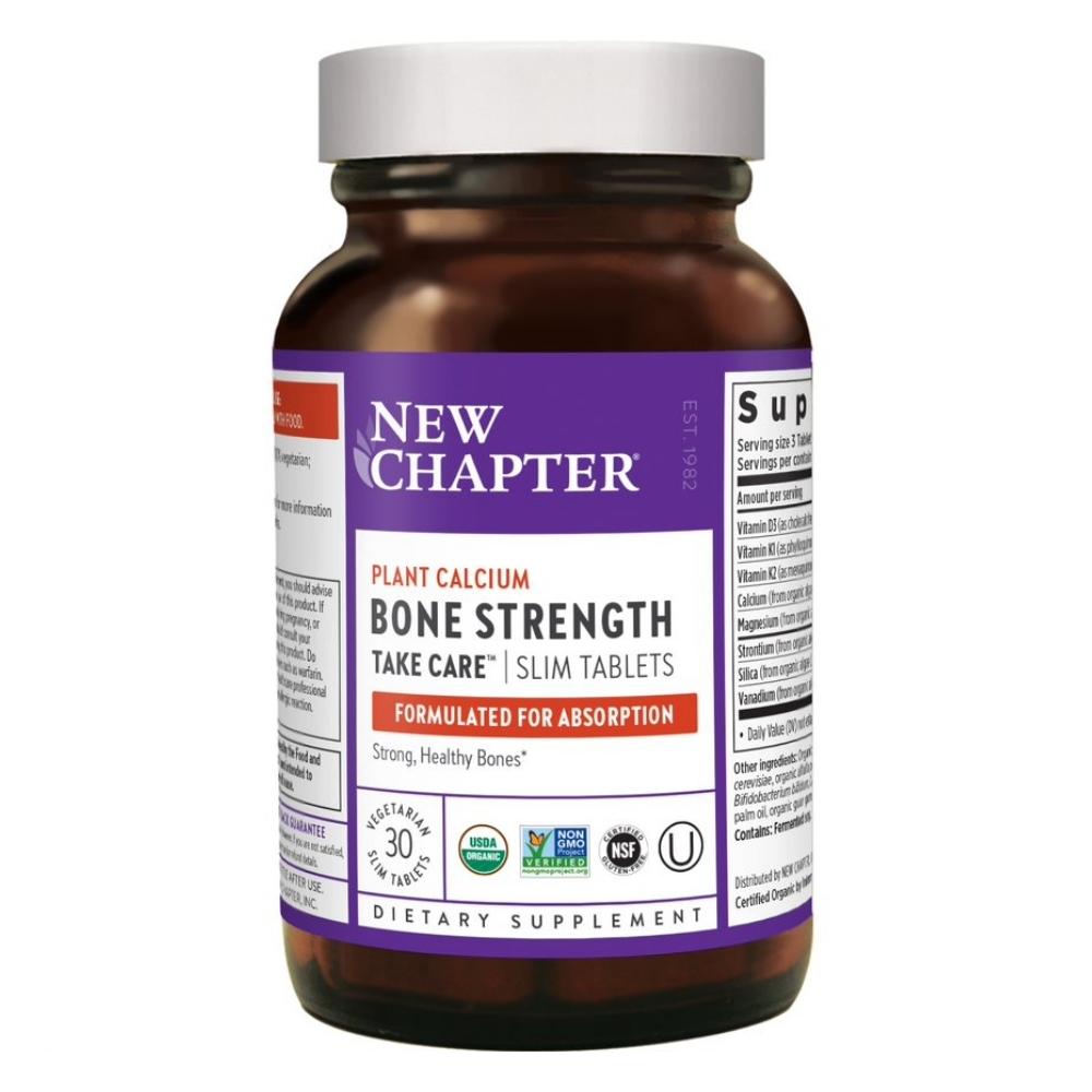 New Chapter Bone Strength Take Care 30 Tablets Minerals New Chapter 
