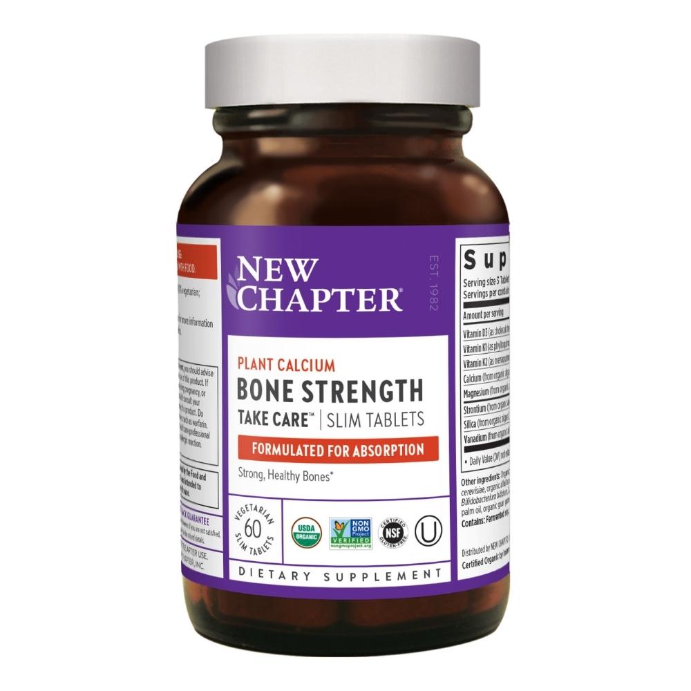 New Chapter Bone Strength Take Care 60 Tablets Minerals New Chapter 