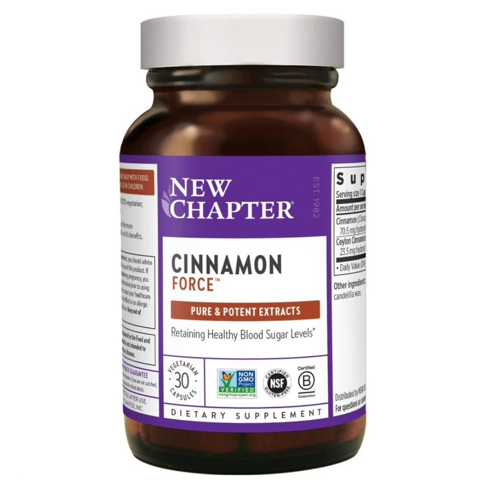 New Chapter Cinnamon Force 30 Vege Capsules Herbs New Chapter 