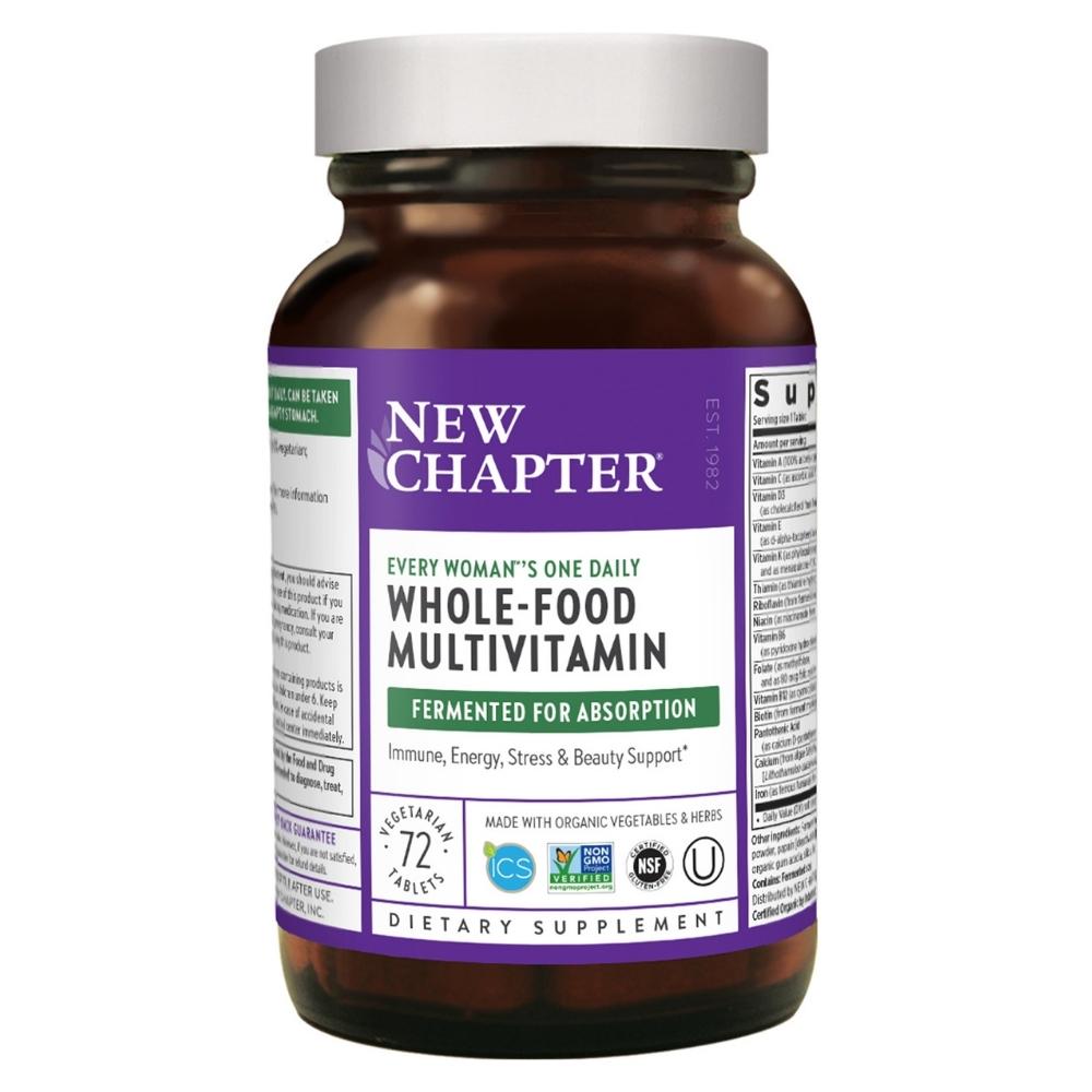New Chapter Every Woman's One Daily 72 Tablets Vitamins New Chapter 