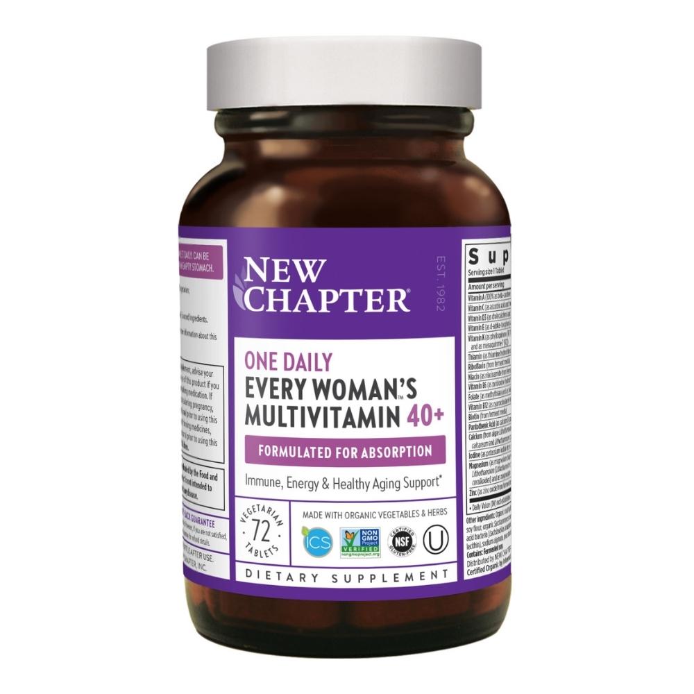 New Chapter Every Woman's One Daily 40+ 72 Tablets Multi Vitamins New Chapter 