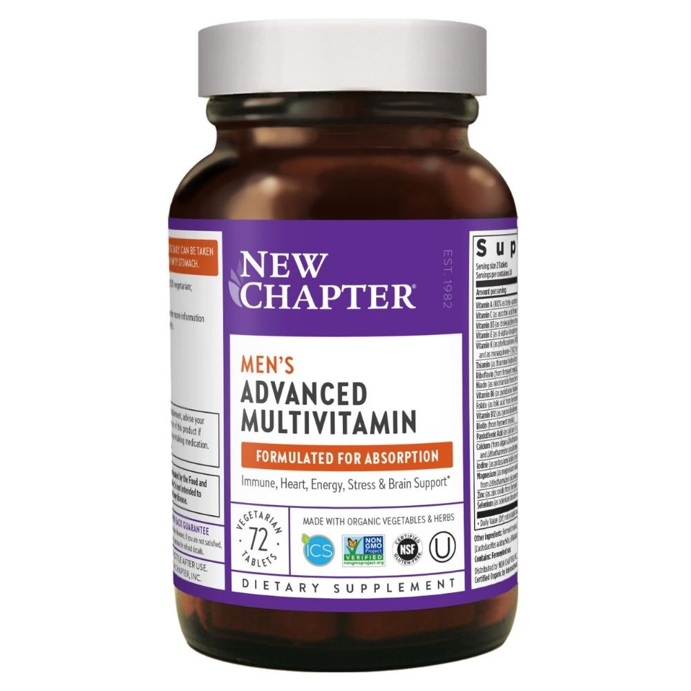 New Chapter Every Man 72 Tablets Vitamins New Chapter 