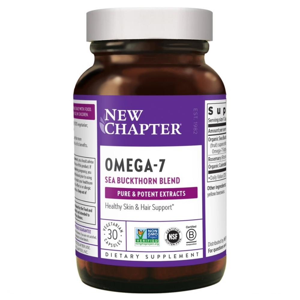New Chapter OMEGA 7 30 Soft Gels Essential Fatty Acids & - Oils New Chapter 
