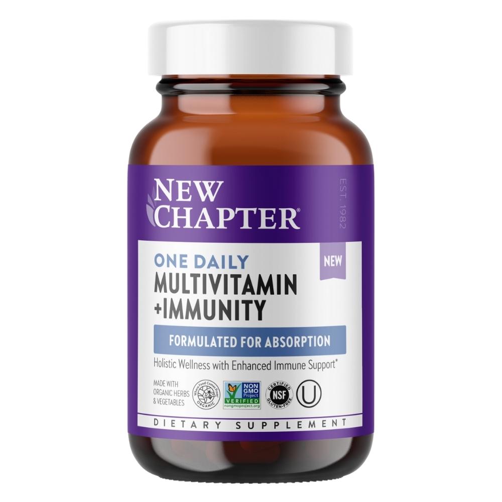 New Chapter Once Daily Multivitamin + Immunity 30 Vege Capsules Multi Vitamins New Chapter 