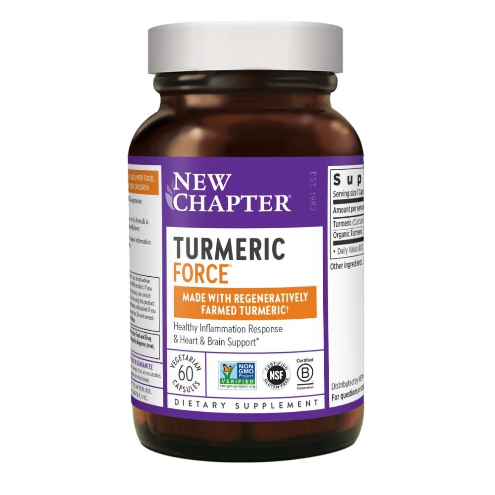 New Chapter Turmeric Force 60 Vege Capsules Herbs New Chapter 