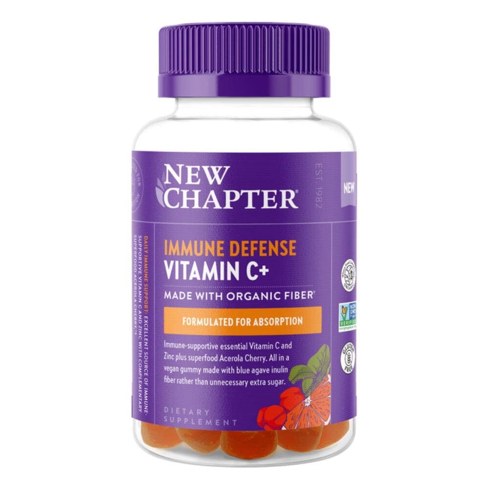 New Chapter Immune Defense Vitamin C+ 60 Gummies Vitamins & Minerals New Chapter 