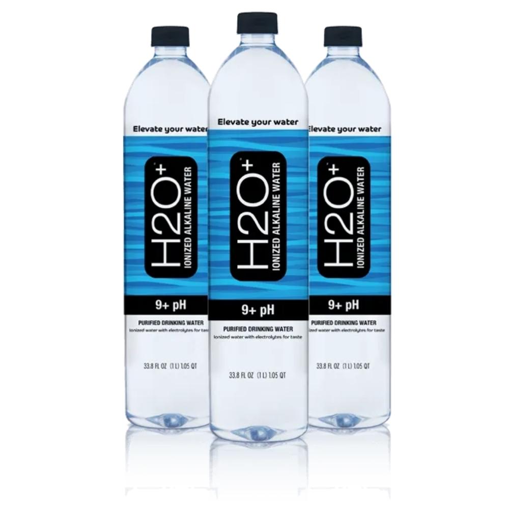 Niagra H2O+ Alkaline 1 Liter Bottle Individual Drinks Niagra Bottling 