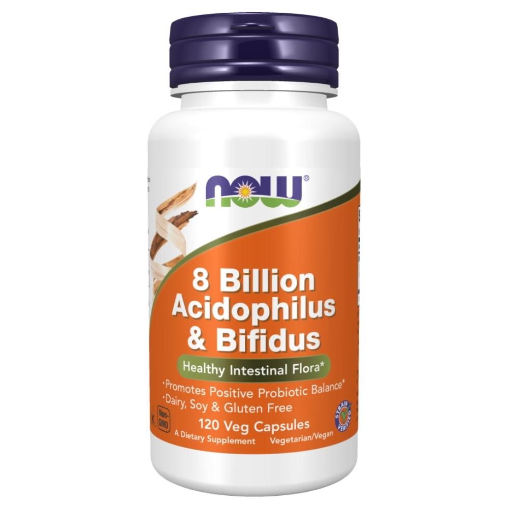 Now Foods 8 Billion Acidoph/bifidus 120 Vege Capsules Other Supplements Now Foods 