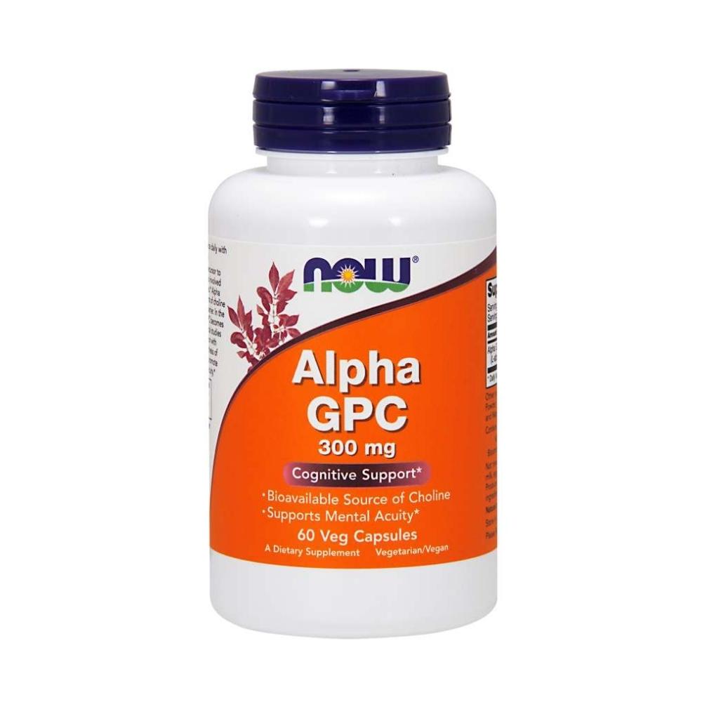 Now Foods Alpha Gpc 300 Mg 60 Vegetable Capsules Other Supplements Now Foods 