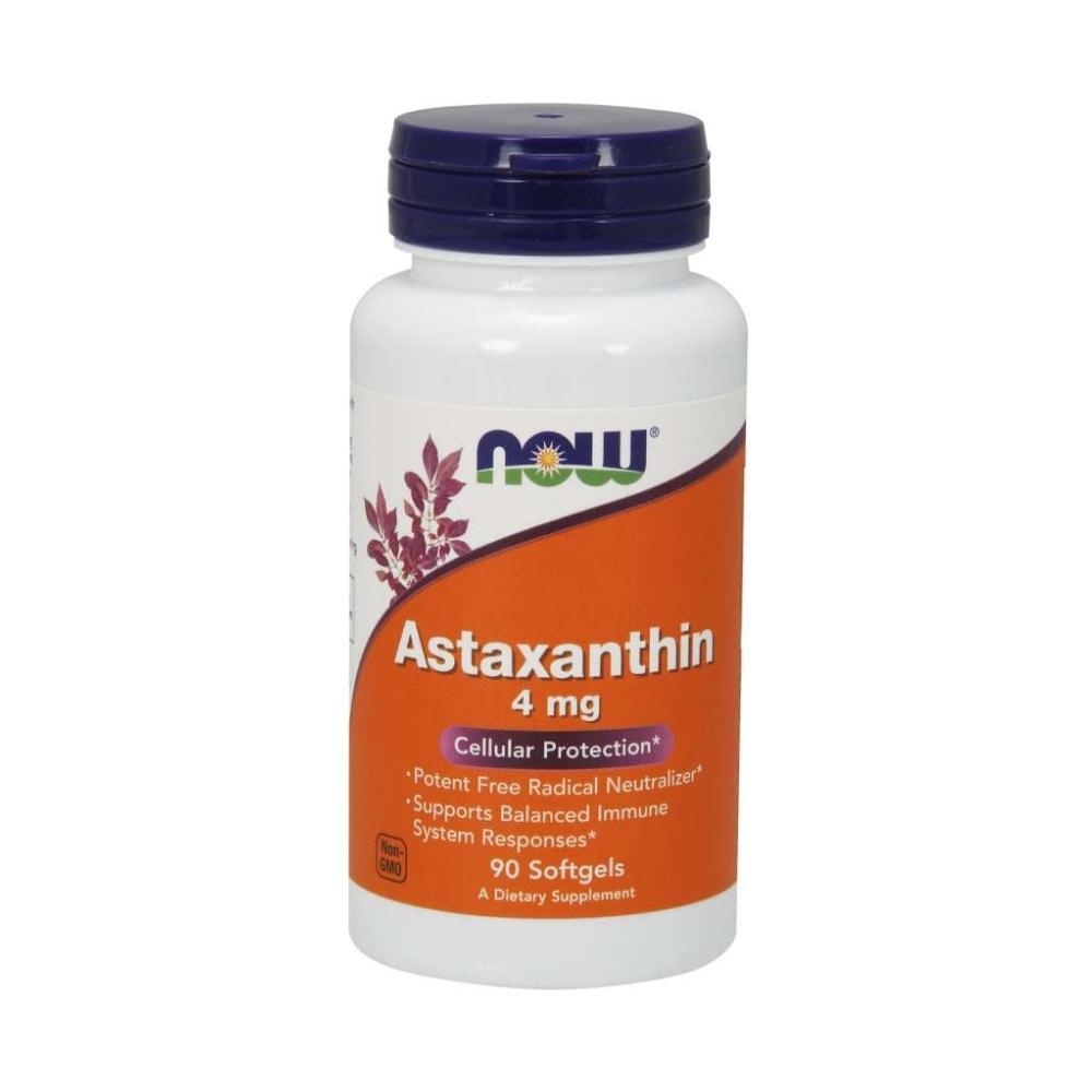 Now Foods Astaxanthin 4mg 90 Gels Antioxidants / CoQ-10 Now Foods 