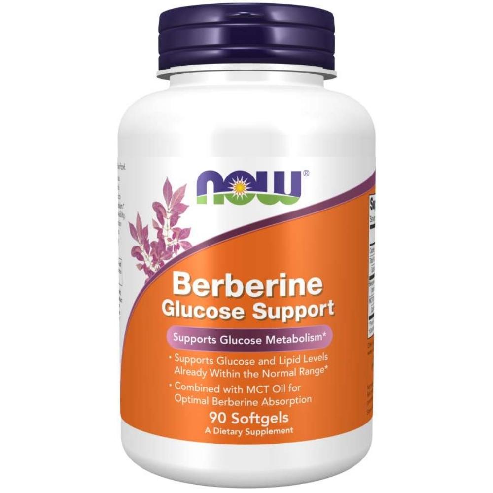 Now Foods Berberine Glucose Support 90 Soft Gels Herbs Now Foods 