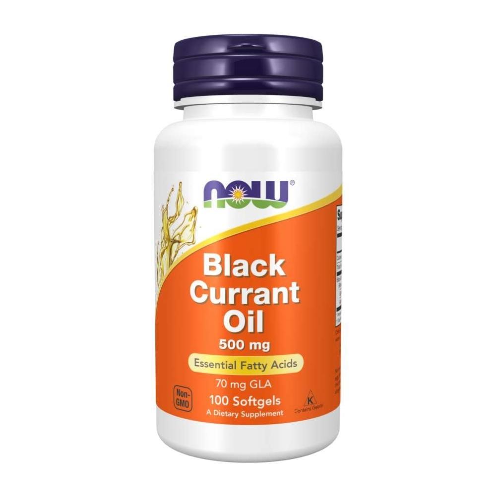 Now Foods Black Currant Seed Oil 500mg 100 Soft Gels Omega Fatty Acids / EFAs Now Foods 