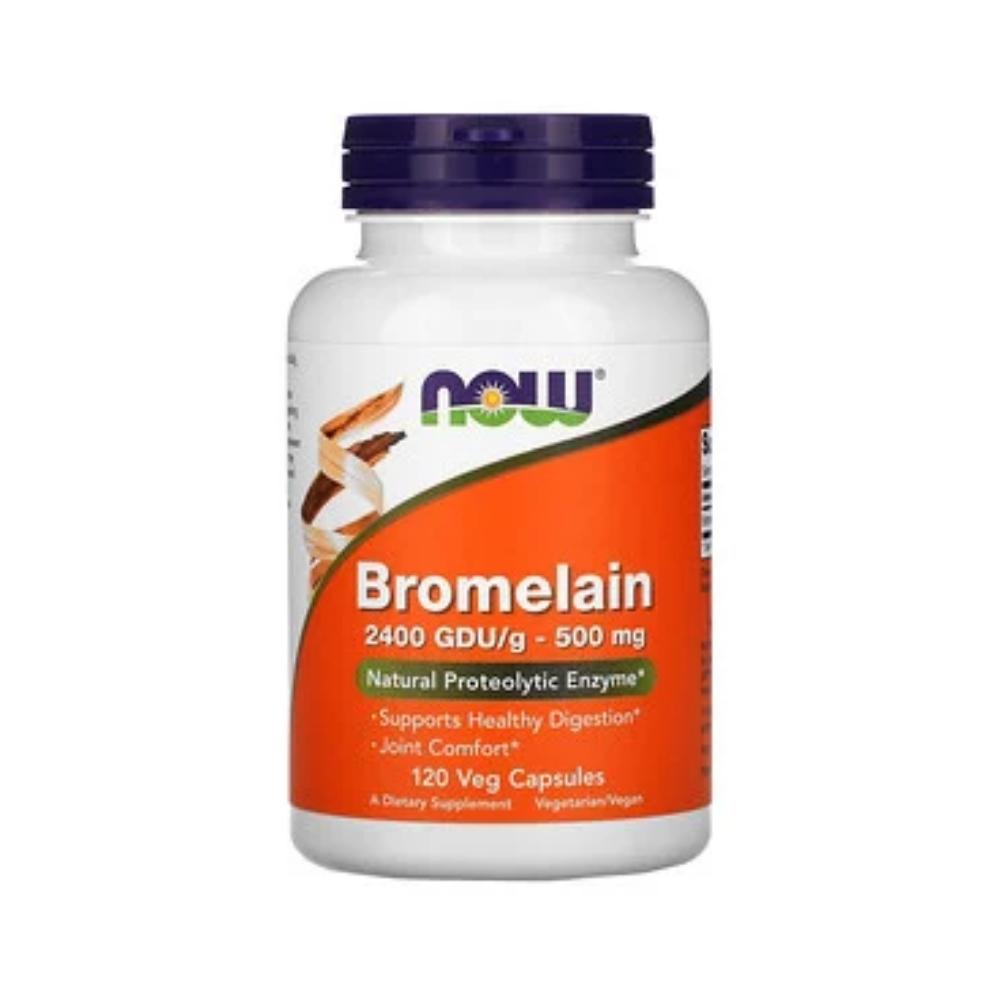 Now Foods Bromelain 500mg 120 Vege Capsules Digestive Health / Probiotics Now Foods 
