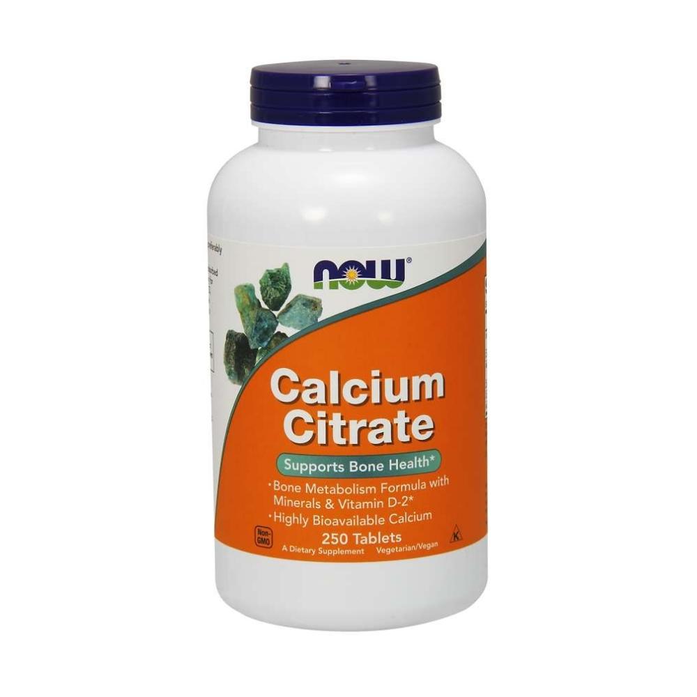 Now Foods Calcium Citrate w/Magnesium & Vitamin D 250 Tablets Minerals Now Foods 