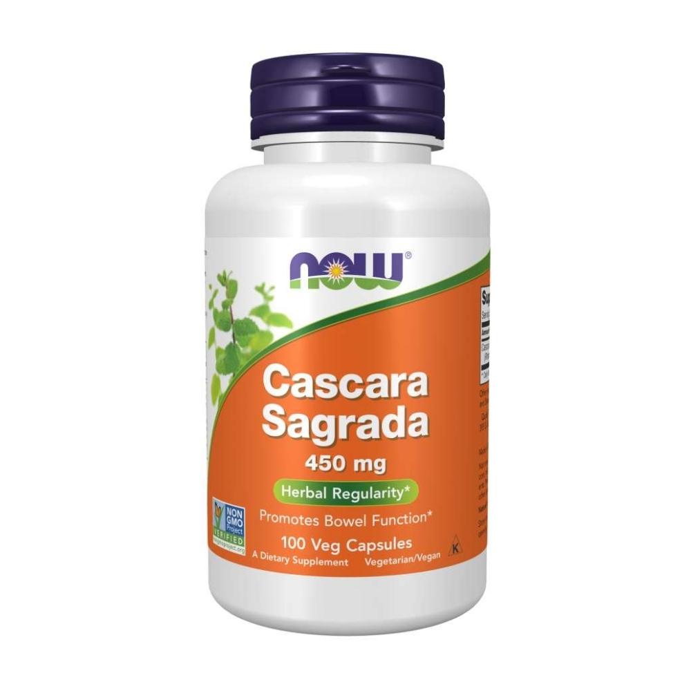 Now Foods Cascara Sagrada 450 Mg 100 Capsules Digestive Health / Probiotics Now Foods 